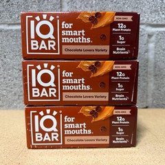 IQBAR – Chocolate Lovers Variety – 36 Count (3 Pack) – Vegan Energy Bars