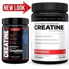 Myogenix Creatine Monohydrate – Pure Creatine Powder for Strength & Endurance…
