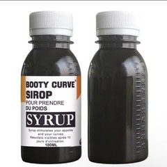 Booty Curve Protein Powder Chocolate 400g + Flat Belly Syrup 200ml (7D YEM)