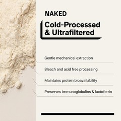 NAKED Whey 5LB 100% Grass Fed Unflavored Protein 5 Pound (Pack of 1)
