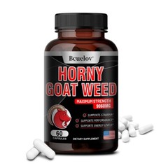 Horney Goat Weed-with Maca,Saw Palmetto,Ginseng,L-Arginine for Men&Women
