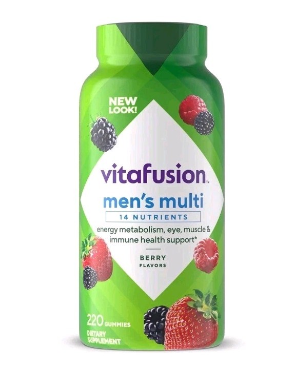 Vitafusion Men’s Multivitamin Gummies 220 ct. Exp 10/2026
