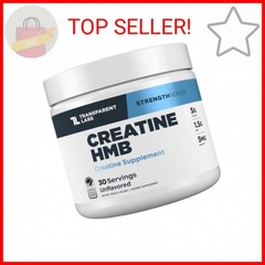 Transparent Labs Creatine HMB – Creatine Monohydrate Powder with HMB for Muscle
