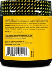 PrimaForce AAKG Arginine Powder, 250 grams (L-Arginine and Alpha-Ketoglutarate)