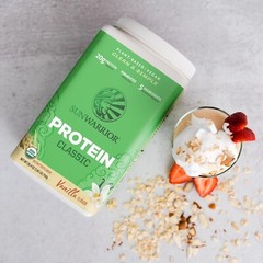 Sunwarrior Organic Classic Vanilla Protein 750g, Vegan Sprouted Protein Powder