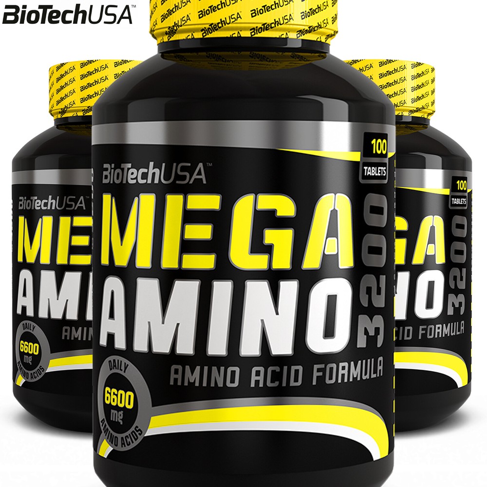 MEGA AMINO 100 Tablets Full Spectrum BCAA Amino Acids Anabolic Anti Catabolic