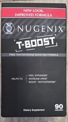 Nugenix T Boost – Free Testosterone Booster Supplement 90 Count Exp 08/2026
