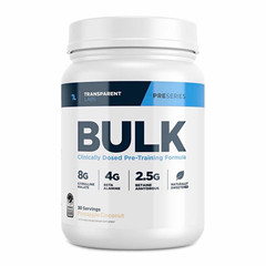 Transparent Labs Bulk Pre Workout Pineapple Coconut 30 Servings New Sealed