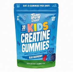 Tasty Gains Kids Creatine Gummies 90ct – “Blue Raspberry”