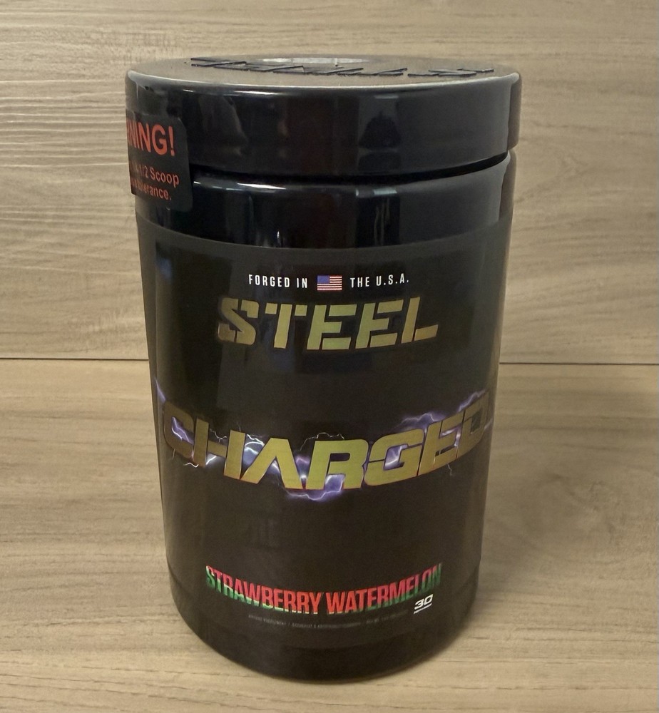 Steel Supplements Charged Pre-Workout Strawberry Watermelon