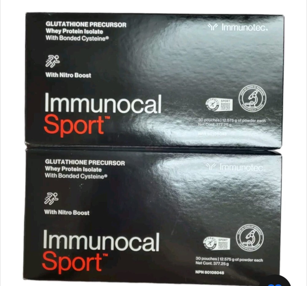 Immunocal Sport™ with Nitro Boost – Glutathione Precursor Immunotec 2 Boxes