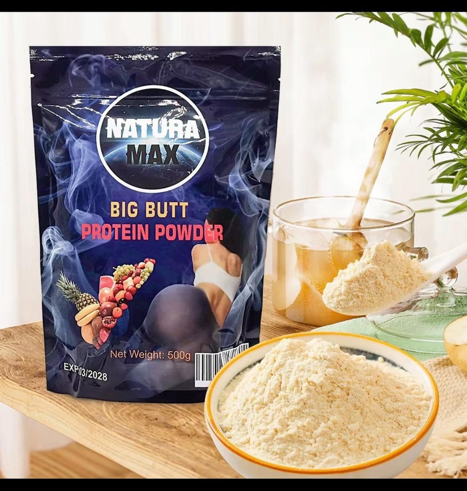 Booty Curve Natura Max High Protein Powder 400g/500g Soy Aguaje Maca Muscle Gain