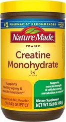 Creatine Monohydrate Powder 5g Unflavored Muscle Support 90 Day