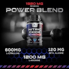 Nitric Oxide Booster 3000mg | 3X Extra Strength L-Arginine Capsules