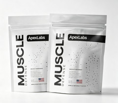 Apex Labs Muscle Defense Dietary Supplement, Vanilla -243g 1-5 pack