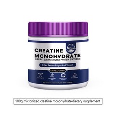 Creatine Monohydrate Powder Muscle gain (Micronized) 5g per serv 100g Unflavored