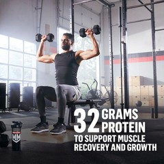 Muscle Milk Genuine Protein Powder, Vanilla, 32g Protein, 1.9lb, 30.9oz