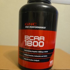GNC Pro Performance BCAA 1800 Dietary Supplement. New/sealed 11/26