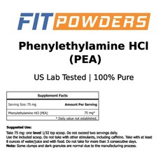 FitPowders Phenylethylamine Supplement (500 Grams) Phenethylamine HCL Form