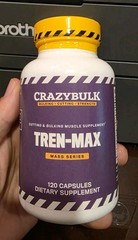 CrazyBulk TREN-MAX TRENOROL 1 Month Supply 120 capsules New sealed Exp. 07/2027