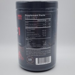 PEScience Prolific-1 Pre Workout Powder Tingle-Free – Red Razz Candy 14.1 oz