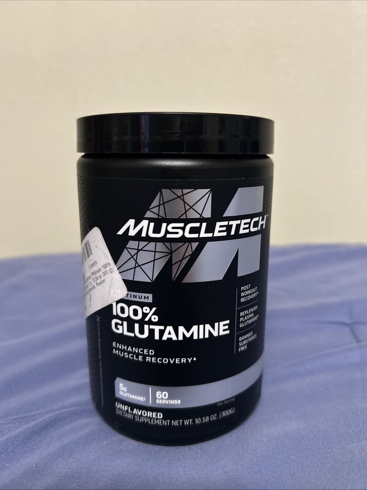 Platinum 100% Glutamine, Unflavored, 10.58 oz (300 g)