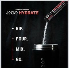 Jocko Fuel Hydrate Electrolytes Powder Packets 16 Servings (1 Pack) Fruit Punch