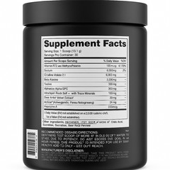 Bucked Up | Woke AF | Pre-Workout | Watermelon Lemonade | 13.86 oz | 30 Servings