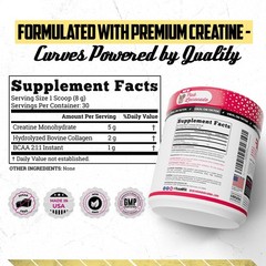 Creatine for Women–Post-Workout Supplement with 5000mg Creatine Monohydrate P…