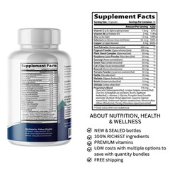 Urovia- Prostate Support- 3 Bottles- 180 Capsules