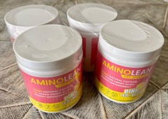 4 Pack NEW! RSP Amino Lean Pre Workout Pink Lemonade Dietary Supplement Exp 6/27