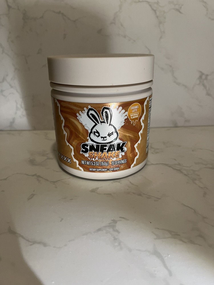 Sneak Energy – Caramel Latte Sneak Shake – 15 Servings Tub – Sealed