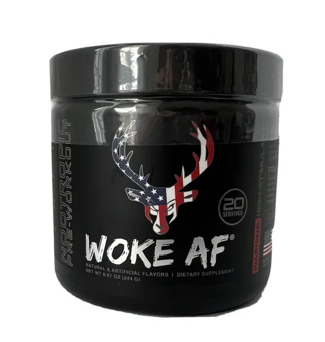 DAS LABS Woke AF Merica Rocket Pop Nootropic Pre Workout 8.61 oz Exp 04/26