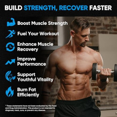 100% Pure Micronized Creatine Monohydrate Powder, Unflavored Creatine for Women