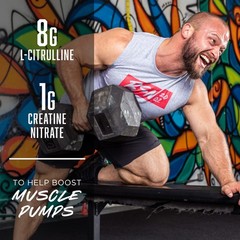 Pre Workout Powder – 8g L-Citrulline, 3.2g Beta-Alanine, Energy Boost, Grape Fur