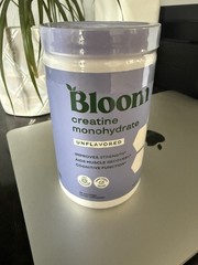 Bloom Creatine Monohydrate Unflavored Powder, 40 Servings – New