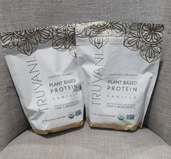 2x Truvani Plant Based Protein Powder Vanilla 20 Servings Free Shipping NEW NIP