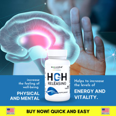 HGHBooster | Amino Acid Complex | Energy, Muscle & Workout Support | 60 Tablets