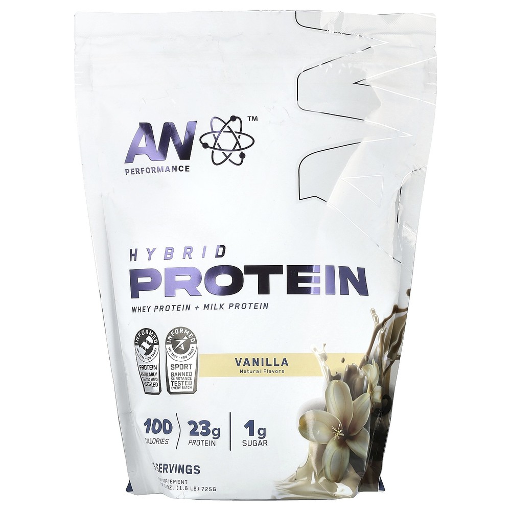 Performance, Hybrid Protein, Vanilla, 1.6 lb (725 g)