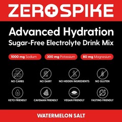 Keto Electrolyte Powder Packets | No Sugar Hydration Drink Mix | 30 Sticks, Wate