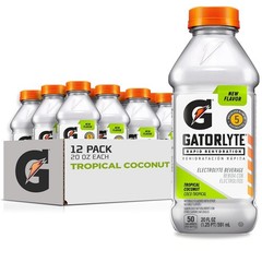 12 Bottles of Tropical Coconut Electrolyte Drink – Perfect for Rapid Hydration