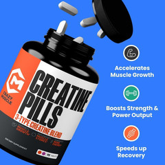 Creatine Pills 5G 3X Pure Creatine Monohydrate Pre Workout Muscle