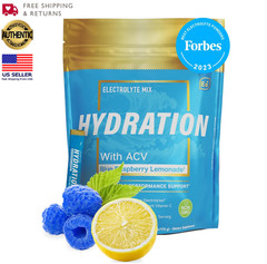 Essential Elements Hydration W/ ACV Blue Raspberry Lemonade 25 Packets | 12/2027