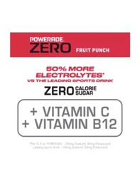 Powerade Zero Sugar Red Fruit Punch Sports Drink 8 Pack 20 fl Oz
