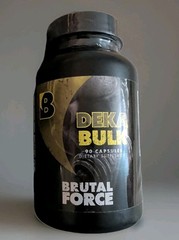 Brutal Force DekaBulk Workout Booster 90 Capsules Muscle Strength Gainer 10/26