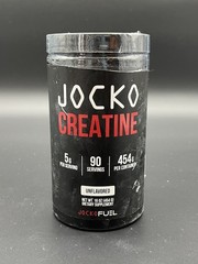 JOCKO Creatine Monohydrate Powder 454Grams 16 Ounces Unflavored 90 Servings