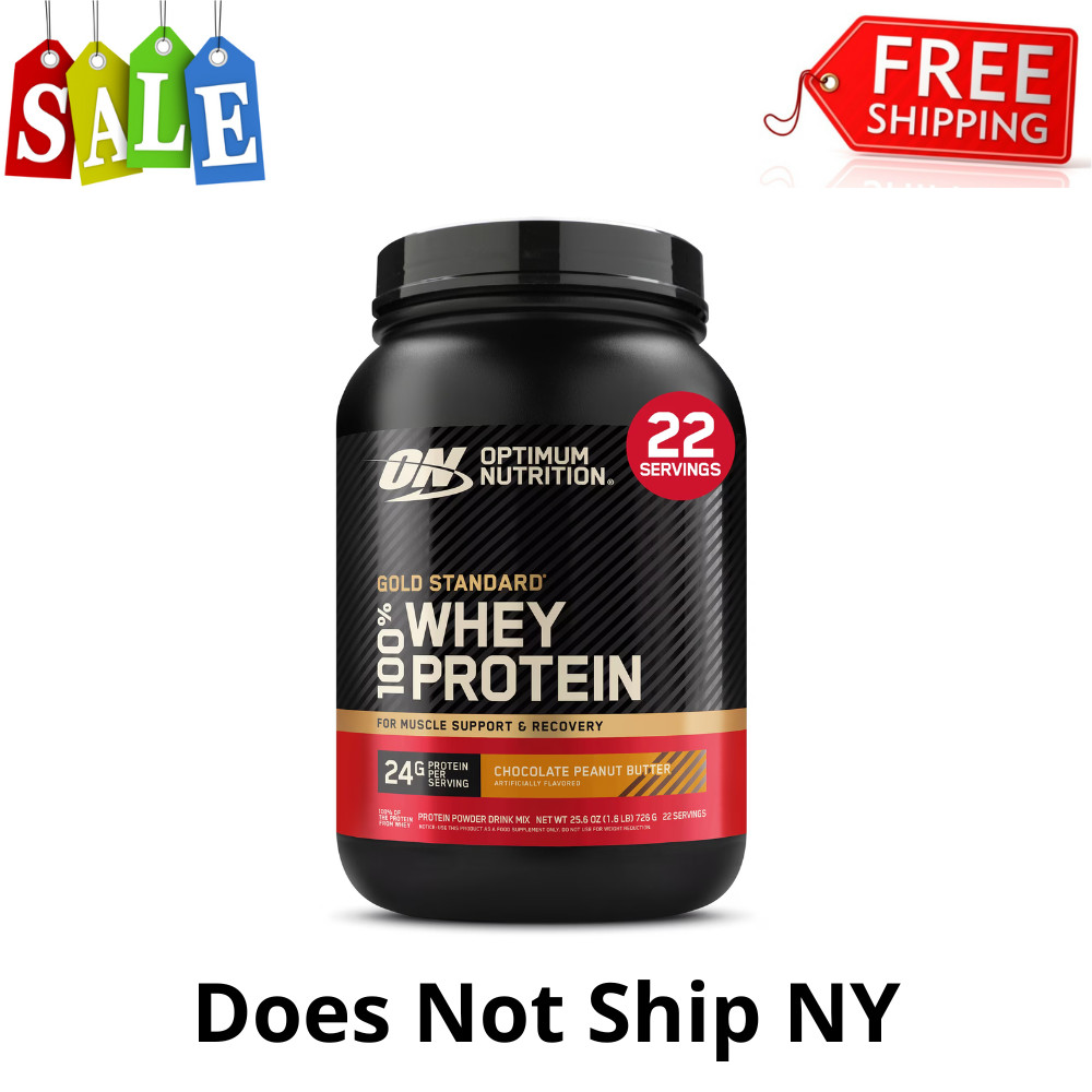Optimum Nutrition Gold Standard 100% Whey Protein,Chocolate Peanut Butter, 1.5lb