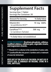 Muscle Gain Amino Acids Capsules – L-CARNITINE 510mg – Weight Gain – 3 Bottles