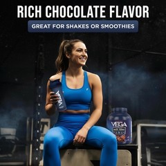 Vega Sport Vegan Protein Powder + Recovery 30g Plant Based Protein per Servi…