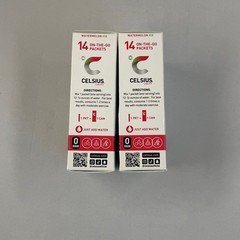 2X Celsius Live Fit Powder Drink Watermelon Ice 14 Packets Exp 8/26+